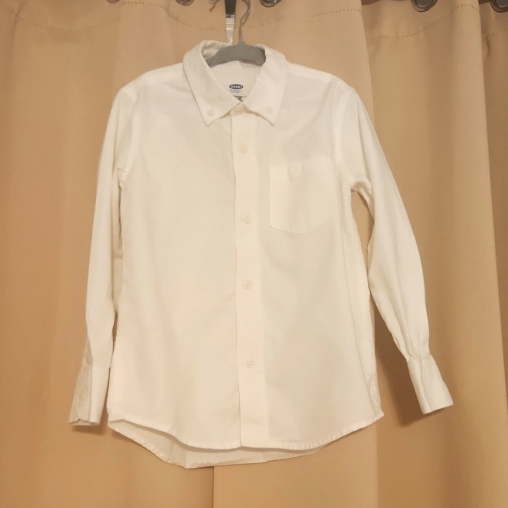 White button down